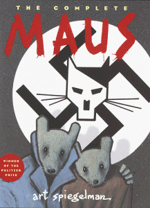 Cover art for "The Complete Maus" by Art Spiegelman